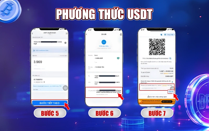 Nạp tiền vào New88 bằng USDT