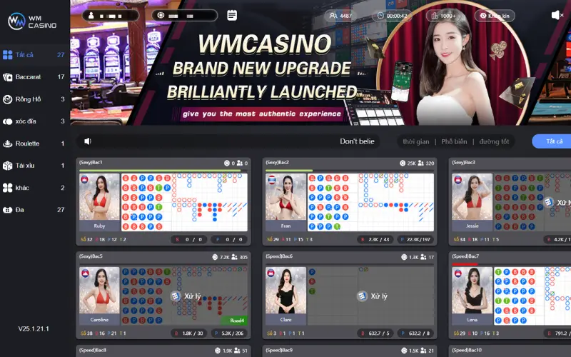 WM live casino