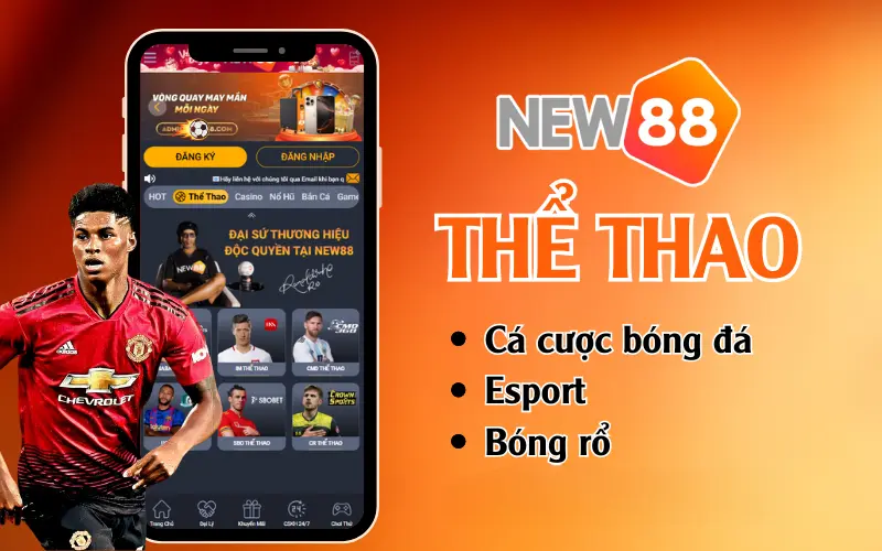 Các môn cá cược thể thao New88 được yêu thích